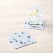 patroon met een grizzly beer kartonnen onderzetters (Insitu)