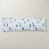 patroon met een grizzly beer lichaamskussen (Achterkant)