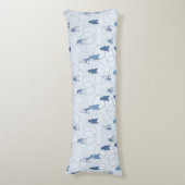 patroon met een grizzly beer lichaamskussen (Voorkant Verticaal)