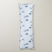 patroon met een grizzly beer lichaamskussen (Achterkant (Verticaal))