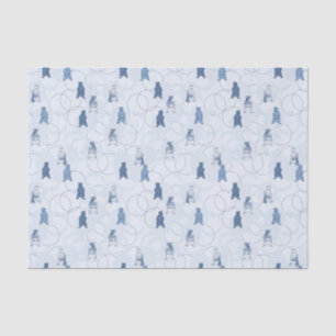 patroon met een grizzly beer tissuepapier