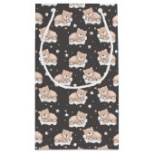 patroon met een klein beer slapen klein cadeauzakje (Achterkant)