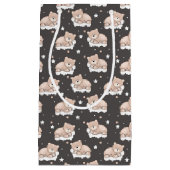 patroon met een klein beer slapen klein cadeauzakje (Voorkant)