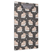 patroon met een klein beer slapen klembord (Rechts)