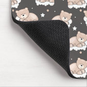patroon met een klein beer slapen muismat (Hoek)