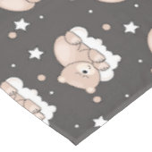patroon met een klein beer slapen tafelkleed (Gekanteld)