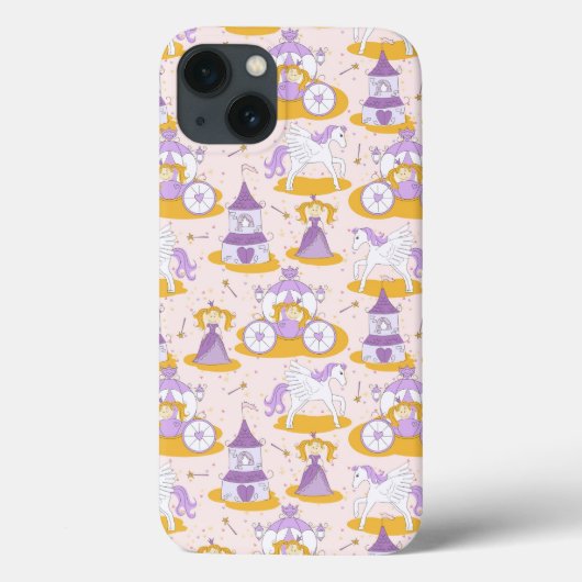 patroon met een prinses Case-Mate iPhone case (Achterkant)