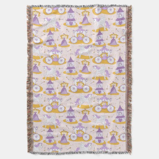 patroon met een prinses deken (Voorkant Verticaal)