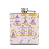 patroon met een prinses heupfles (Achterkant)