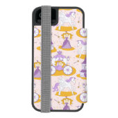 patroon met een prinses incipio iPhone portemonnee hoesje (Agenda Achterkant)