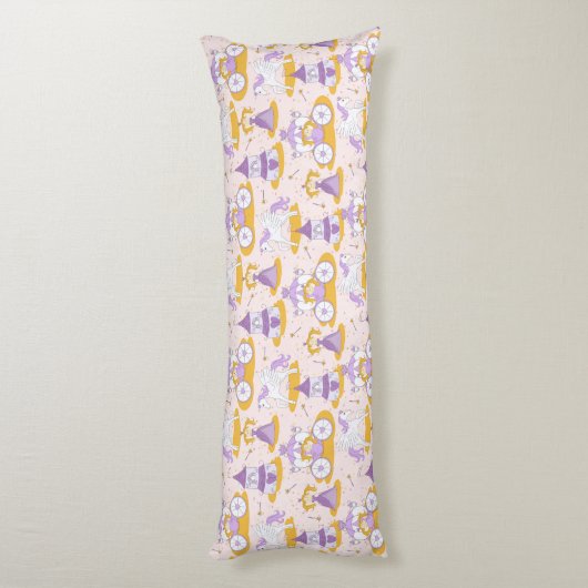 patroon met een prinses lichaamskussen (Achterkant (Verticaal))