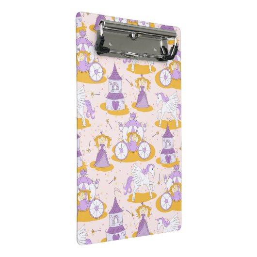 patroon met een prinses mini klembord (Schuin)