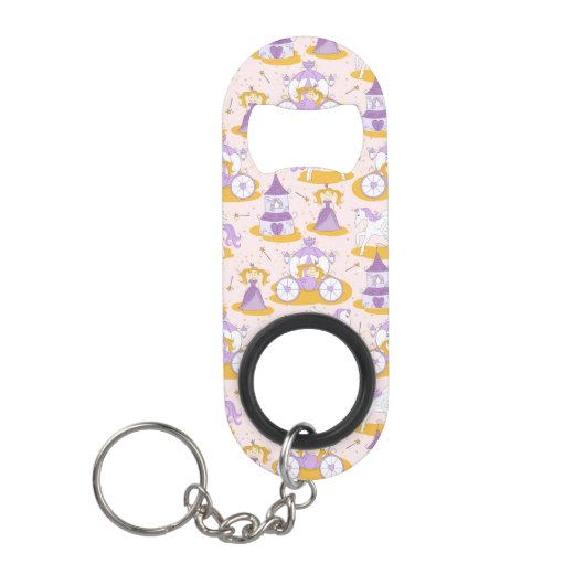 patroon met een prinses sleutelhanger flessenopener (Voorkant)