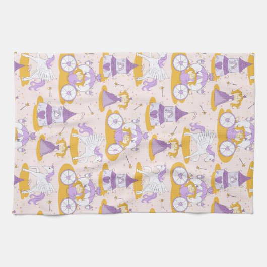 patroon met een prinses theedoek (Horizontaal)