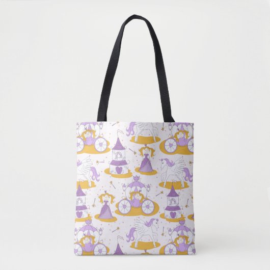 patroon met een prinses tote bag (Voorkant)