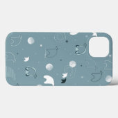 patroon met een schattig polair Case-Mate iPhone case (Achterkant (horizontaal))