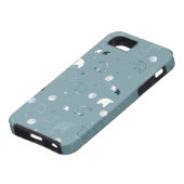 patroon met een schattig polair Case-Mate iPhone case (Onderkant)