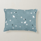 patroon met een schattig polair decoratief kussen (Achterkant)