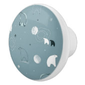 patroon met een schattig polair keramische knop (Rechts)