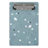 patroon met een schattig polair mini klembord (Voorkant)