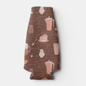 Patroon met elementen in verband met koffie flesjeskoeler (Voorkant)