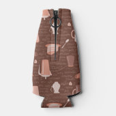 Patroon met elementen in verband met koffie flesjeskoeler (Achterkant)