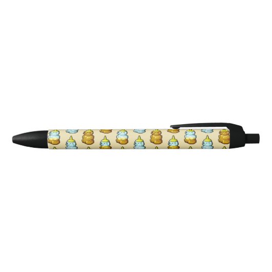 Patroon met flessen voor Pixel Art Honey Beer Zwarte Inkt Pen (Bovenkant)