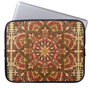 patroon met florale elementen. Orien Laptop Sleeve