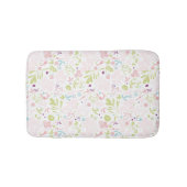 patroon met florale weergave badmat (Voorkant)