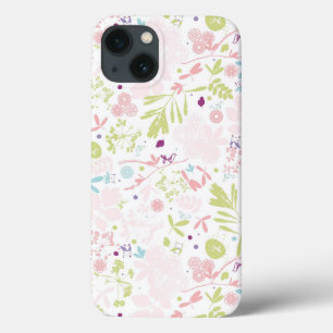 patroon met florale weergave iPhone 13 hoesje