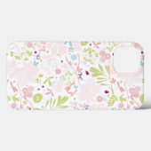 patroon met florale weergave Case-Mate iPhone case (Achterkant (horizontaal))