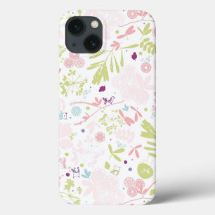 patroon met florale weergave iPhone 13 hoesje