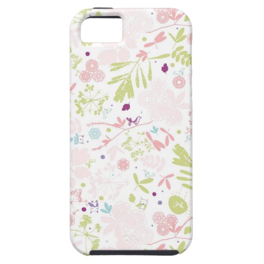 patroon met florale weergave Case-Mate iPhone case (Achterkant)