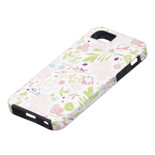 patroon met florale weergave Case-Mate iPhone case (Onderkant)