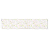 patroon met florale weergave korte tafelloper (Horizontaal)