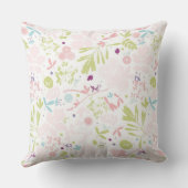 patroon met florale weergave kussen (Achterkant)