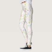 patroon met florale weergave leggings (Links)
