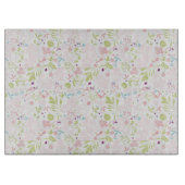 patroon met florale weergave snijplank (Voorkant)