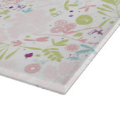 patroon met florale weergave snijplank (Hoek)