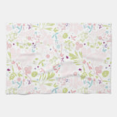 patroon met florale weergave theedoek (Horizontaal)