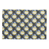 Patroon met gebilderde volleybal kussensloop (Achterkant)