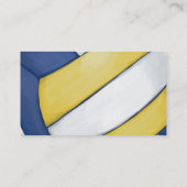 Patroon met gebilderde volleybal visitekaartje (Achterkant)