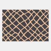 Patroon met geïnspireerde Afrikaanse traditie Inpakpapier Vel (Voorkant)