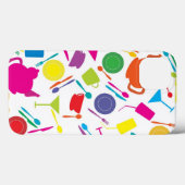 Patroon met gekleurde keukenspullen Case-Mate iPhone case (Achterkant (horizontaal))