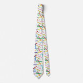 Patroon met gekleurde pennen stropdas (Voorkant)