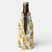 Patroon met gele appel flesjeskoeler (Fles Achterkant)