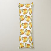 Patroon met gele appel lichaamskussen (Achterkant (Verticaal))