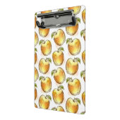Patroon met gele appel mini klembord (Angled2)