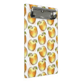 Patroon met gele appel mini klembord (Schuin)