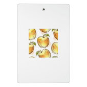 Patroon met gele appel mini klembord (Achterkant)